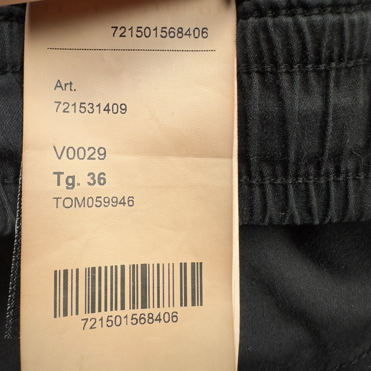 S/S 20 Stone Island Cargo Trousers - Black