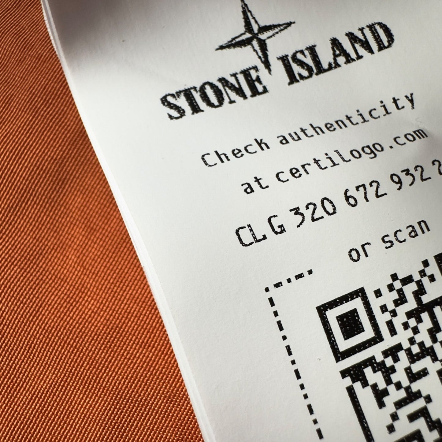 S/S 25 Stone Island Nylon Windbreaker - Orange