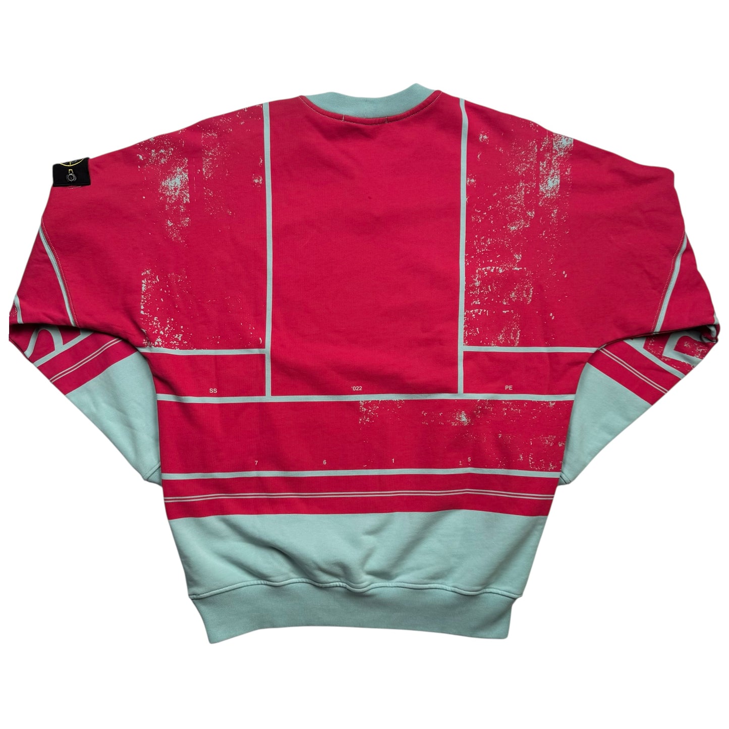 S/S 22 Stone Island 'Mosaic Five' Print Sweater