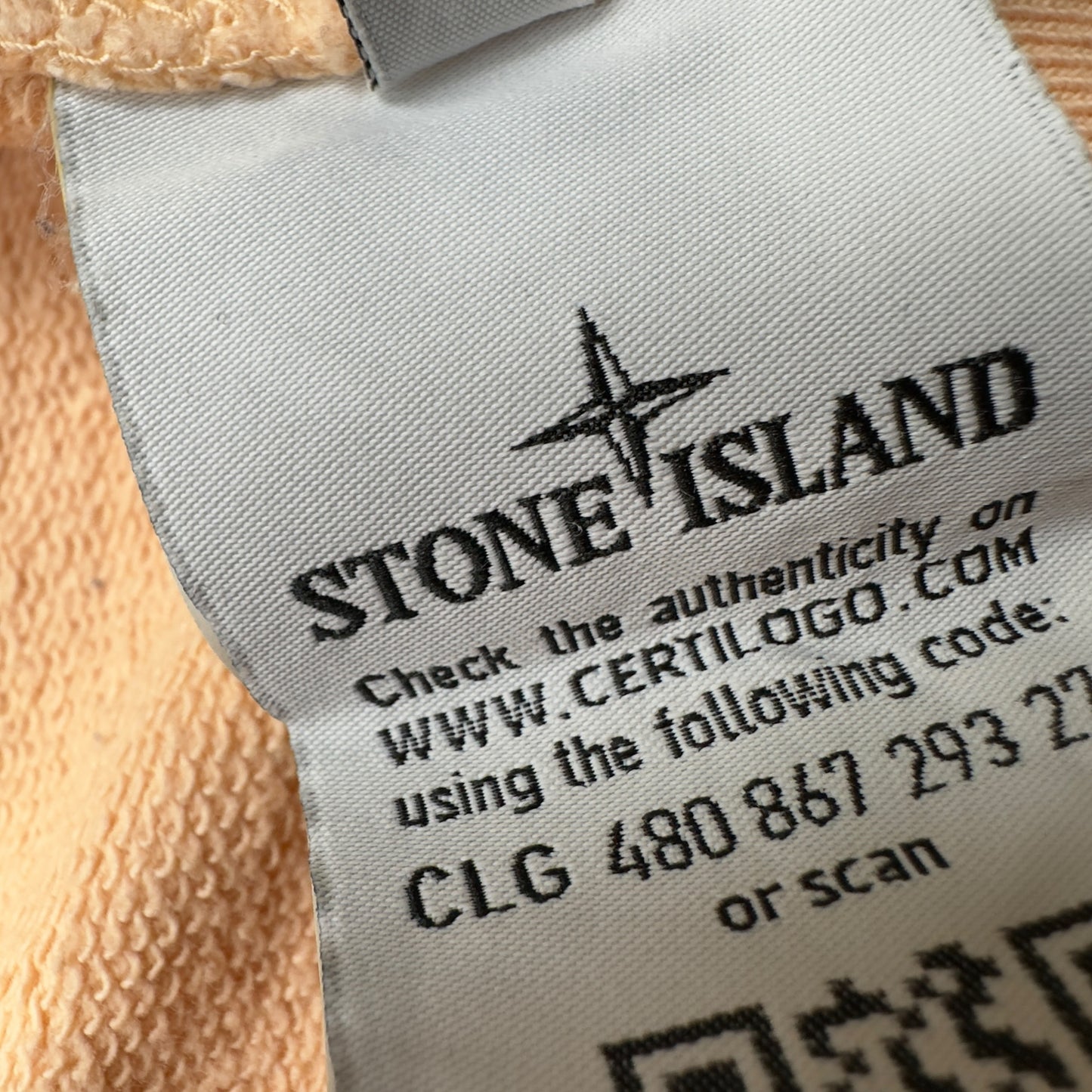 S/S 18 Stone Island Crewneck Sweater - Peach
