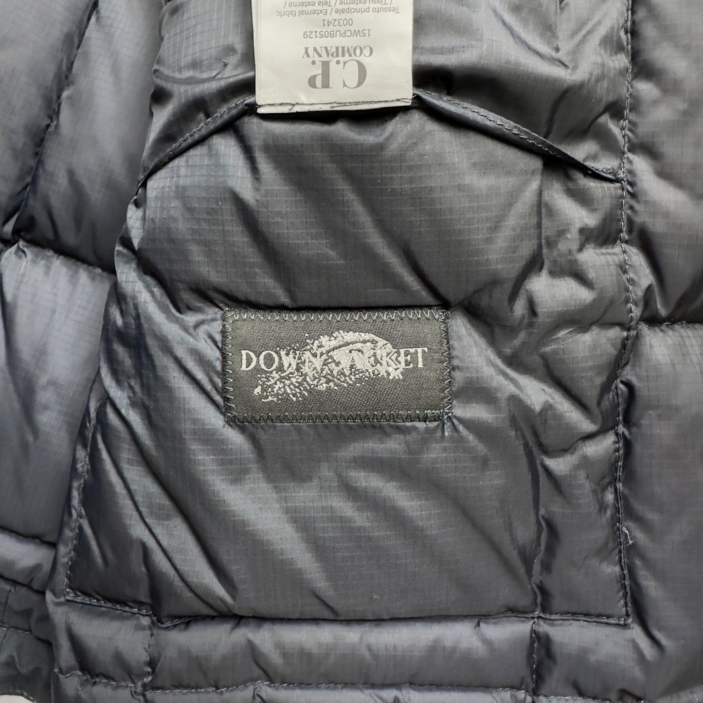 C.P. Company Denver Down Lined Shearling Collar Goggle Jacket - Navy