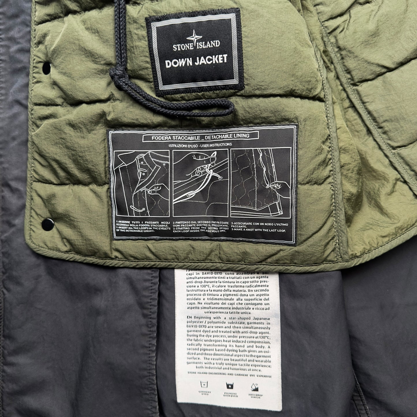 A/W 11 Stone Island David Oxyd Down Lined Parka Jacket