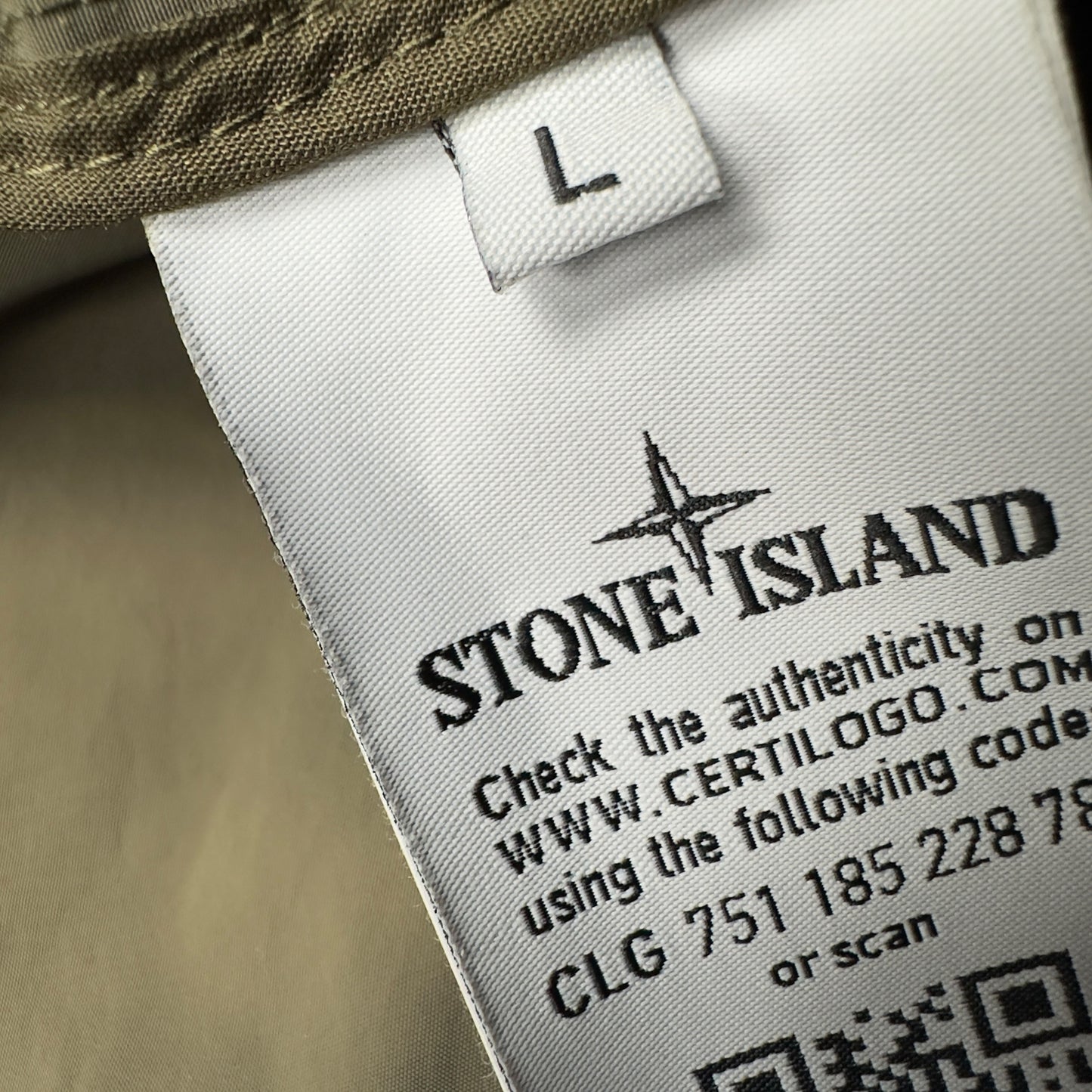 S/S 21 Stone Island Micro Reps Jacket - Khaki