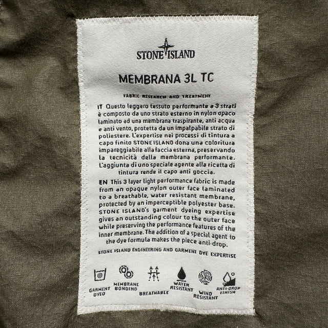 S/S 16 Stone Island Membrana 3L TC Jacket - Grey