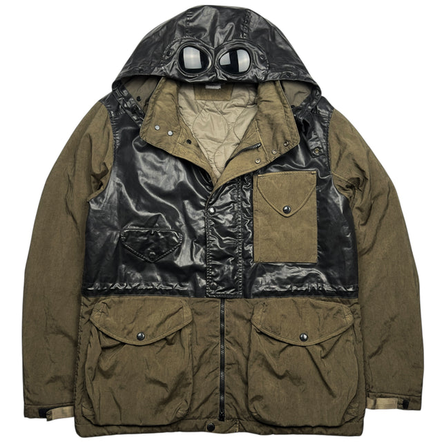 C.P. Company Quartz Goggle Jacket - Khaki / Black