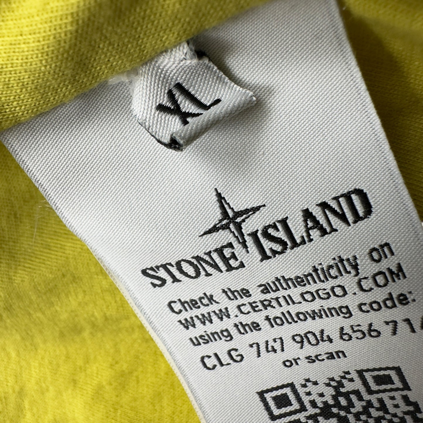 S/S 19 Stone Island Crinkle Reps NY Jacket - Yellow