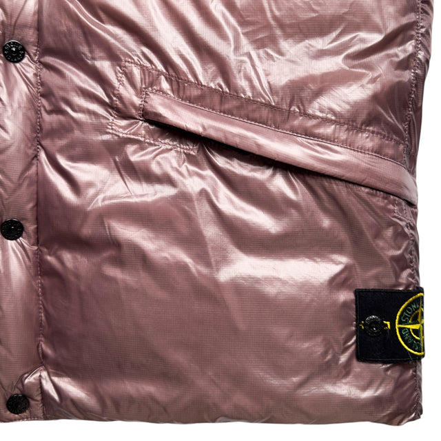 A/W 18 Stone Island Pertex Quantum Y Down Gilet - Dusty Pink