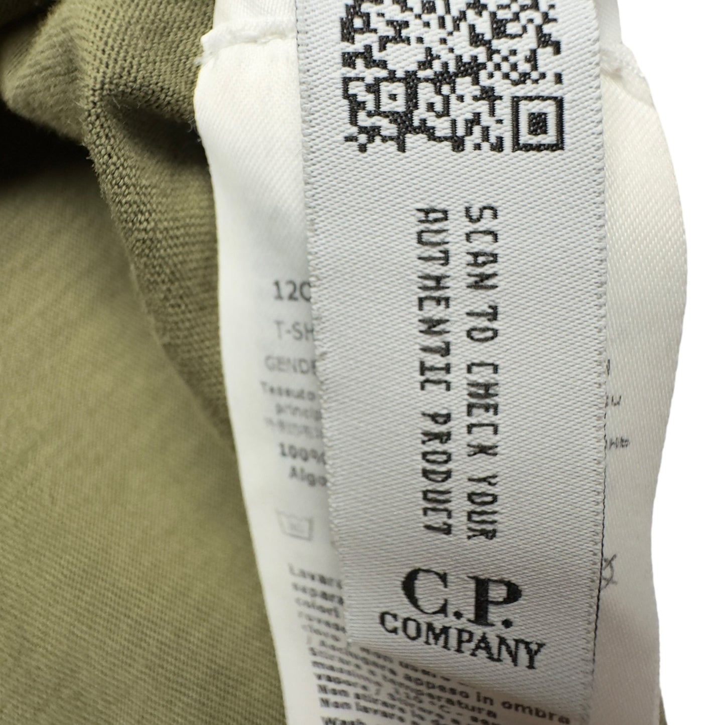 C.P. Company Spellout T-Shirt - Khaki
