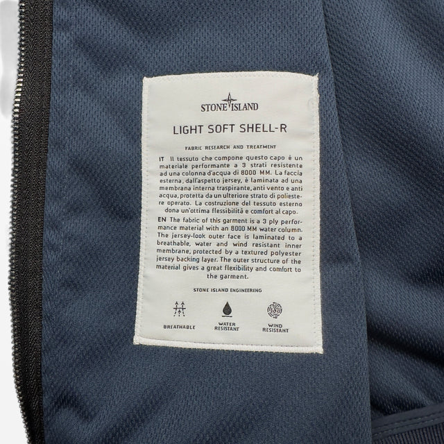 S/S 20 Stone Island Light Soft Shell R - Marine Blue