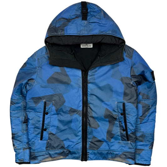 A/W 12 Stone Island Reflective Camouflage Jacket - Blue
