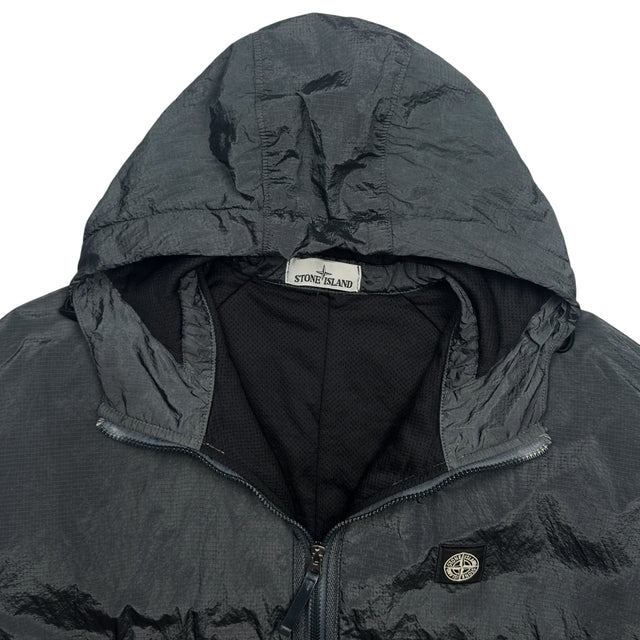 A/W 19 Stone Island Nylon Metal Watro Ripstop Windbreaker Jacket - Dark Grey