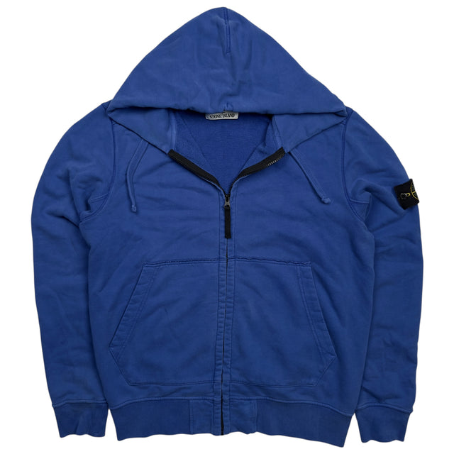 A/W 17 Stone Island Full Zip Hoodie - Blue