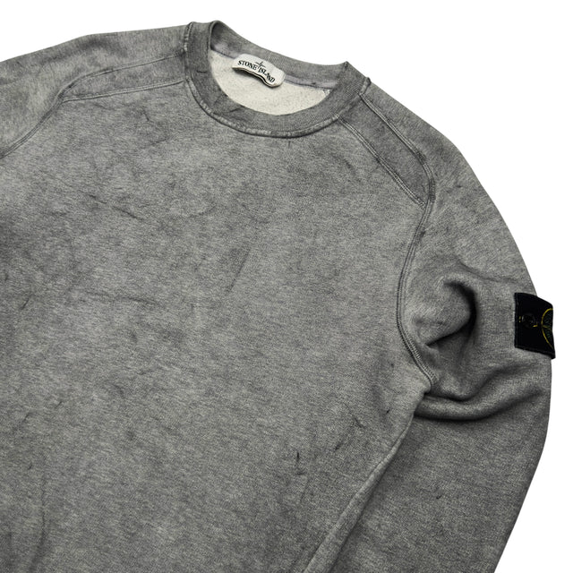 A/W 20 Stone Island Dust Colour Treatment Sweater - Grey