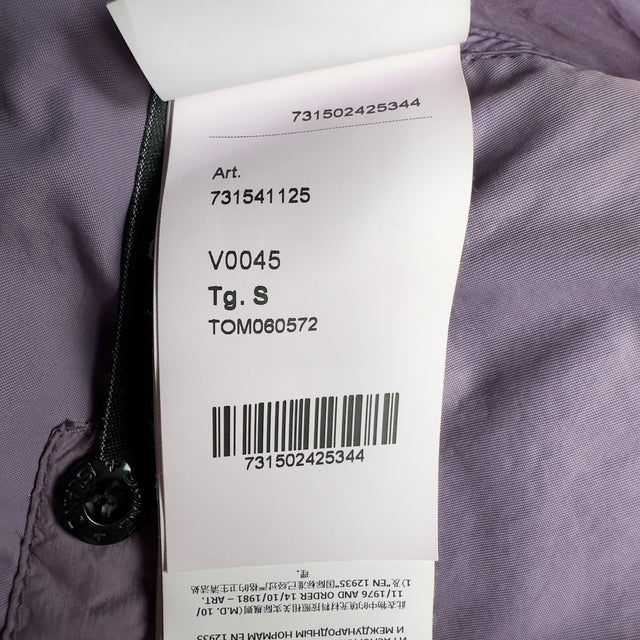 A/W 20 Stone Island Loom Woven Down Chambers Stretch Nylon Down TC Puffer Jacket - Purple