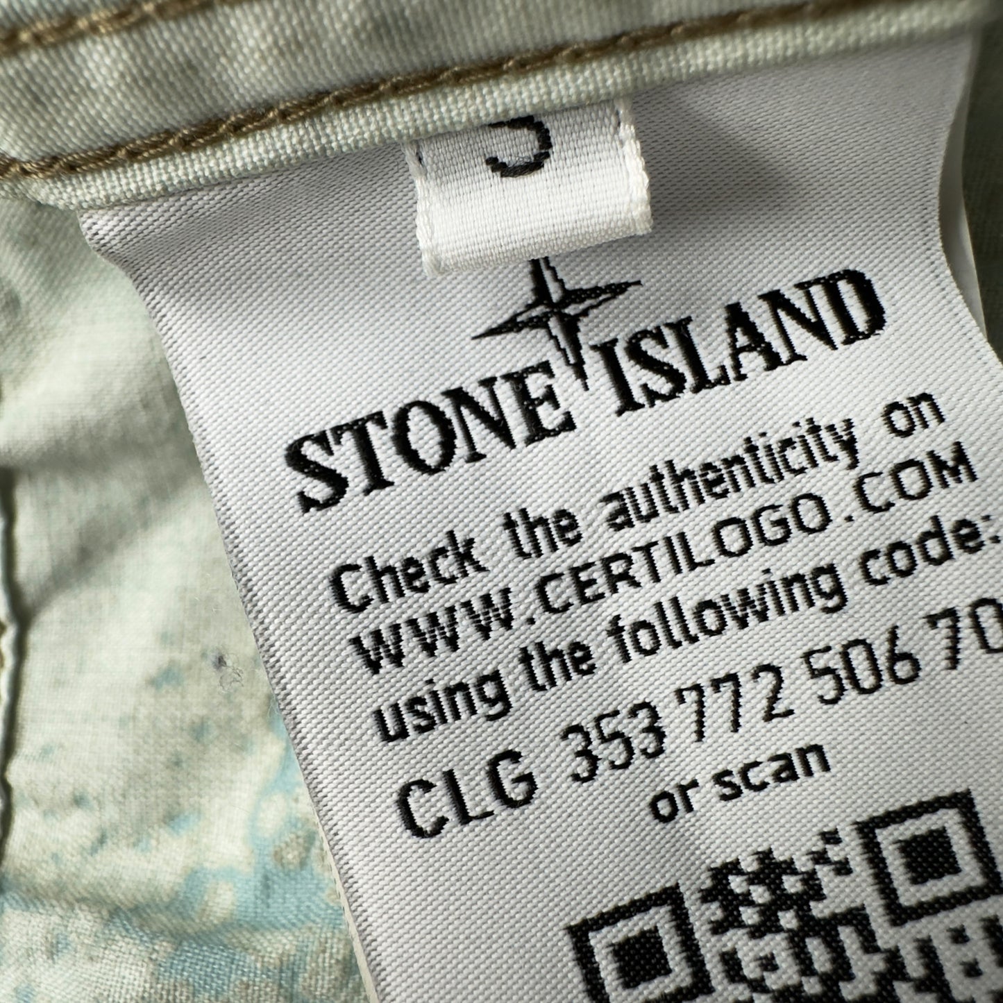 S/S 20 Stone Island Camo Devore Watro TC Jacket