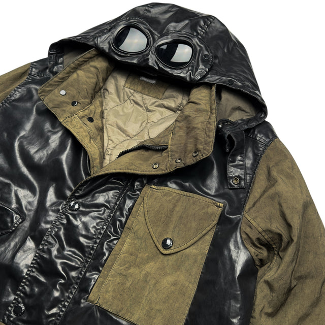 C.P. Company Quartz Goggle Jacket - Khaki / Black