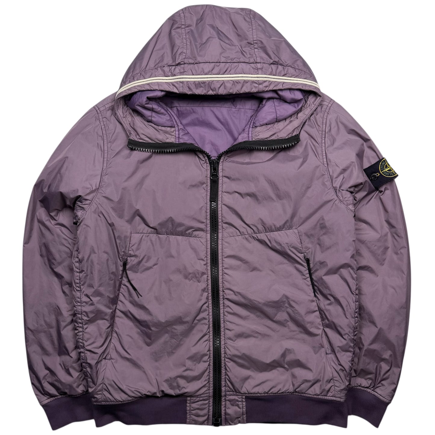 A/W 20 Stone Island Crinkle Reps R-NY with Primaloft Jacket - Purple
