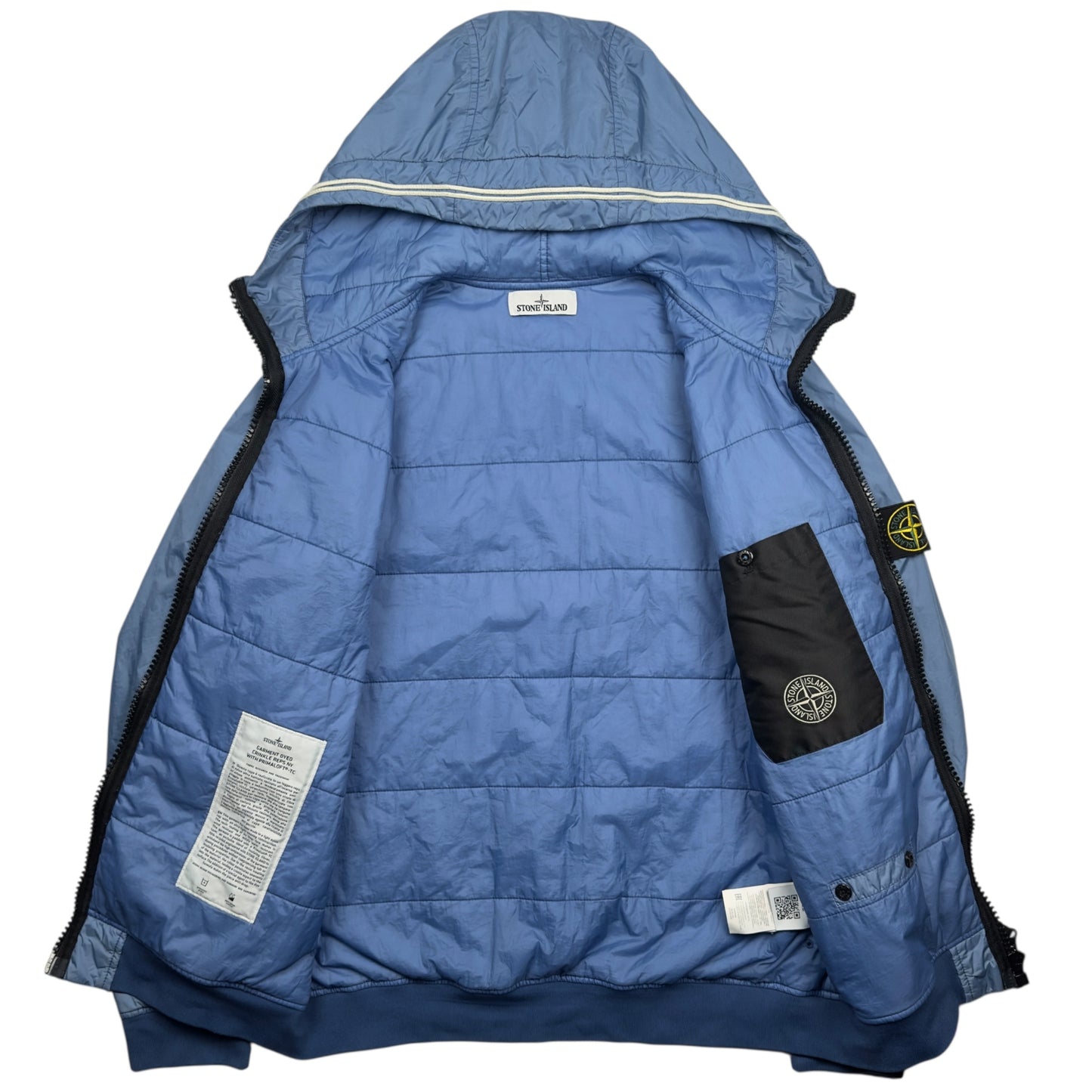 A/W 20 Stone Island Crinkle Reps R-NY with Primaloft Jacket - Blue