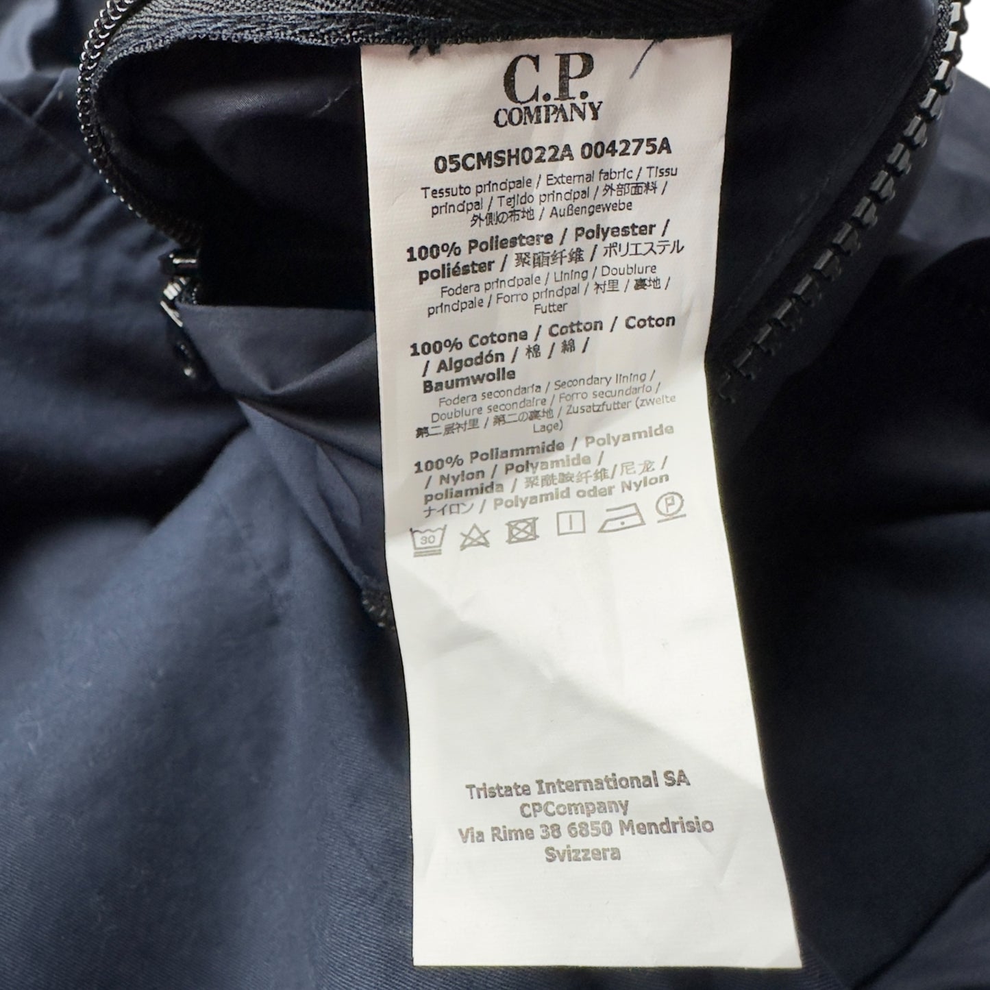 C.P. Company Micro M Goggle Jacket - Navy