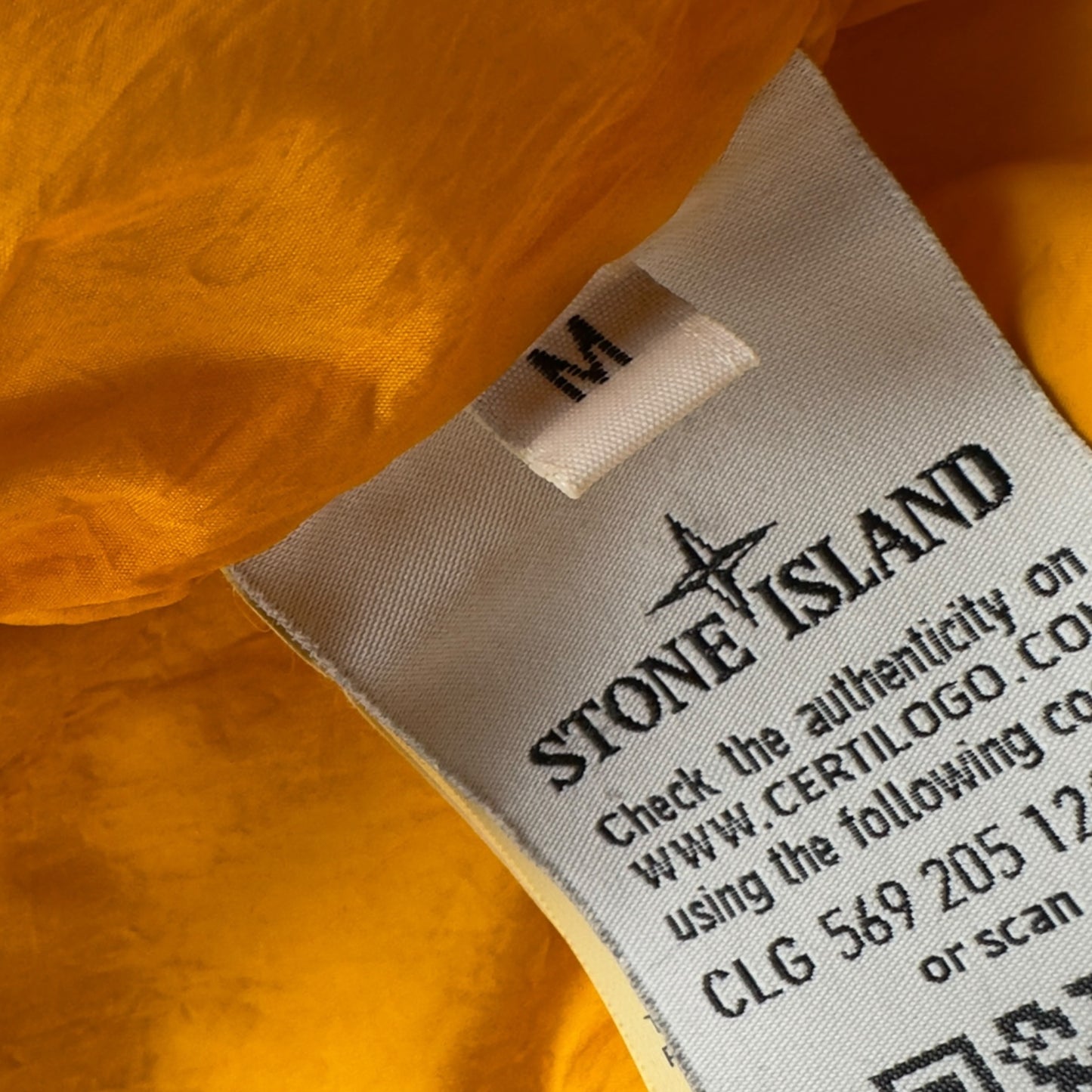 A/W 17 Stone Island Crinkle Reps NY Down Puffer Jacket - Orange