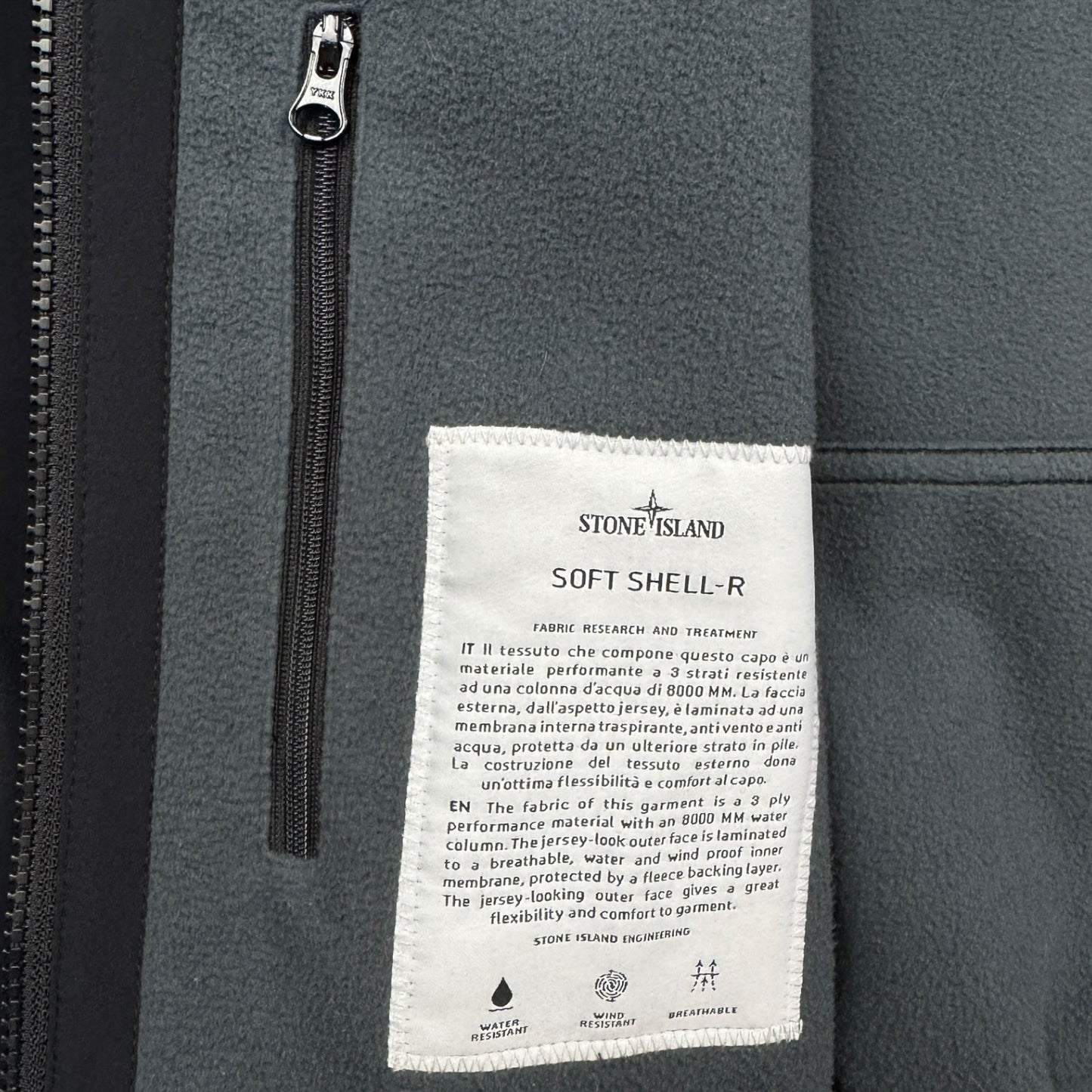 A/W 14 Stone Island Soft Shell R - Black