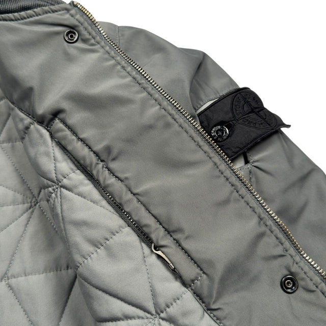 A/W 14 Stone Island Shadow Project Diagonal Weave MA-1 Bomber Jacket