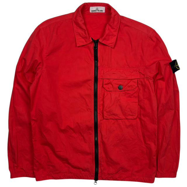 A/W 20 Stone Island Pocket Overshirt - Red