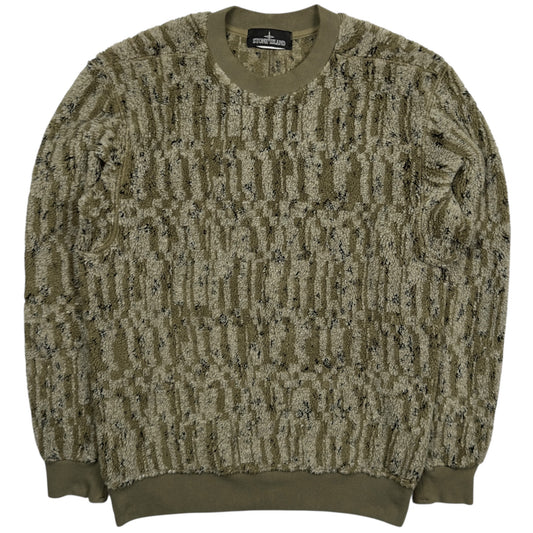 A/W 19 Stone Island Shadow Project Teddy Fleece Sweater