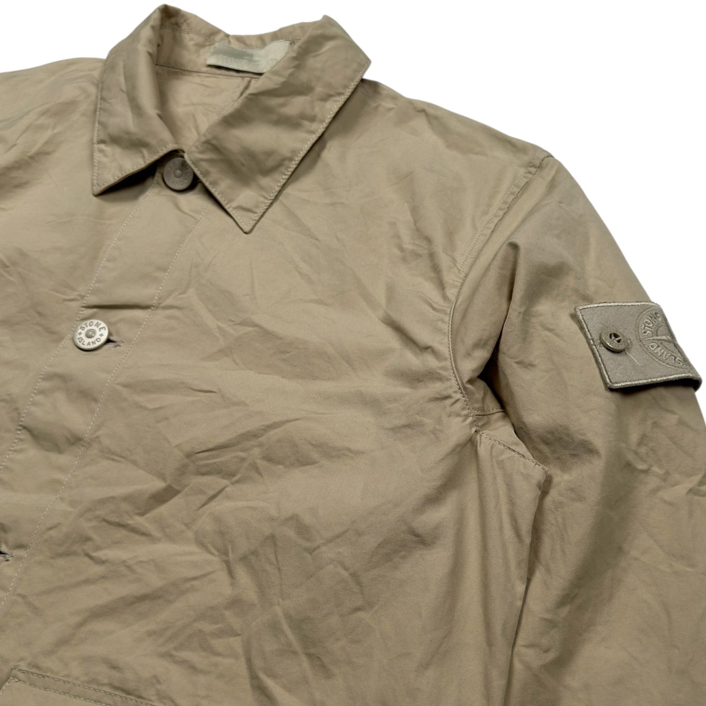 S/S 23 Stone Island O-Ventile Ghost Jacket - Beige