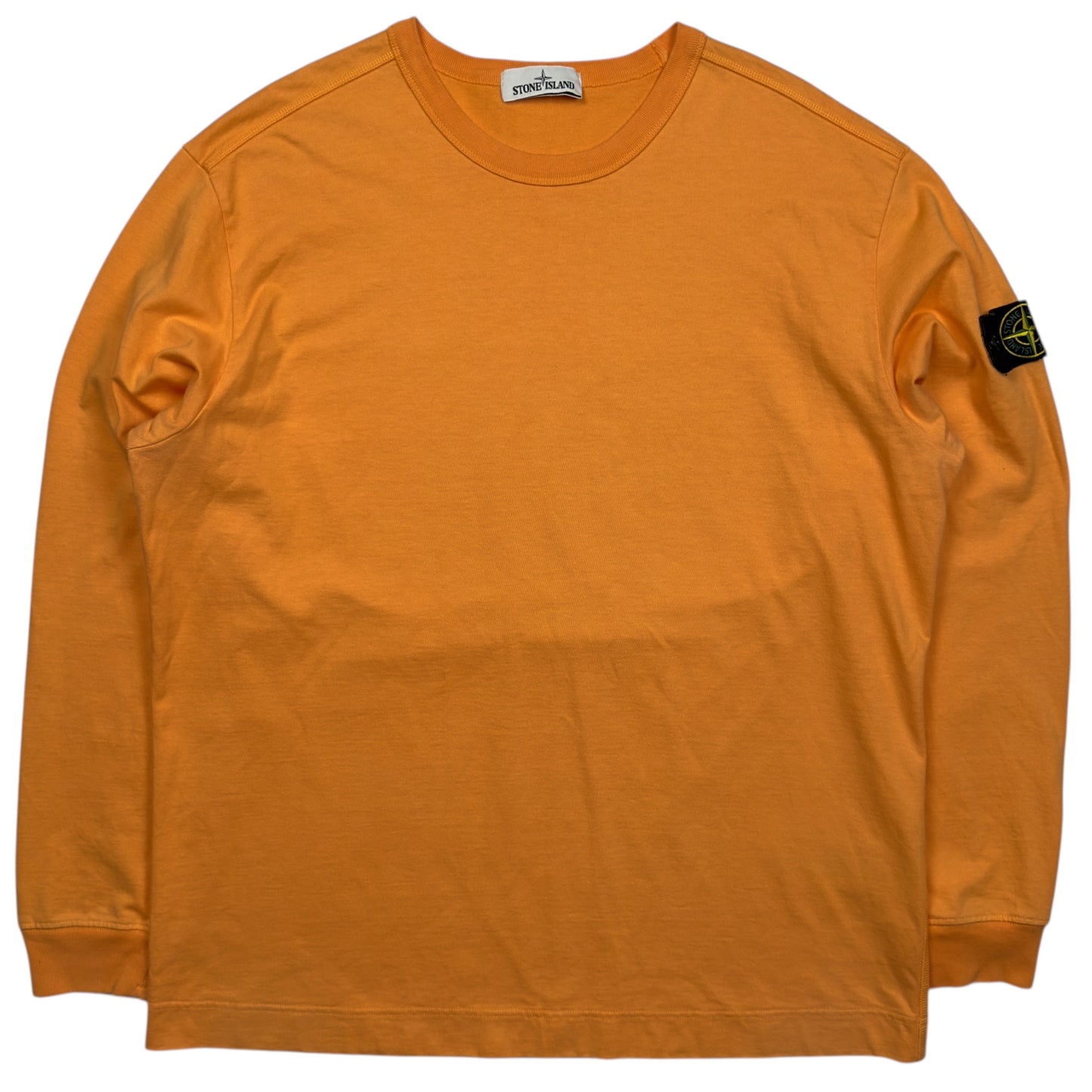 S/S 21 Stone Island Lightweight Cotton Sweater - Orange