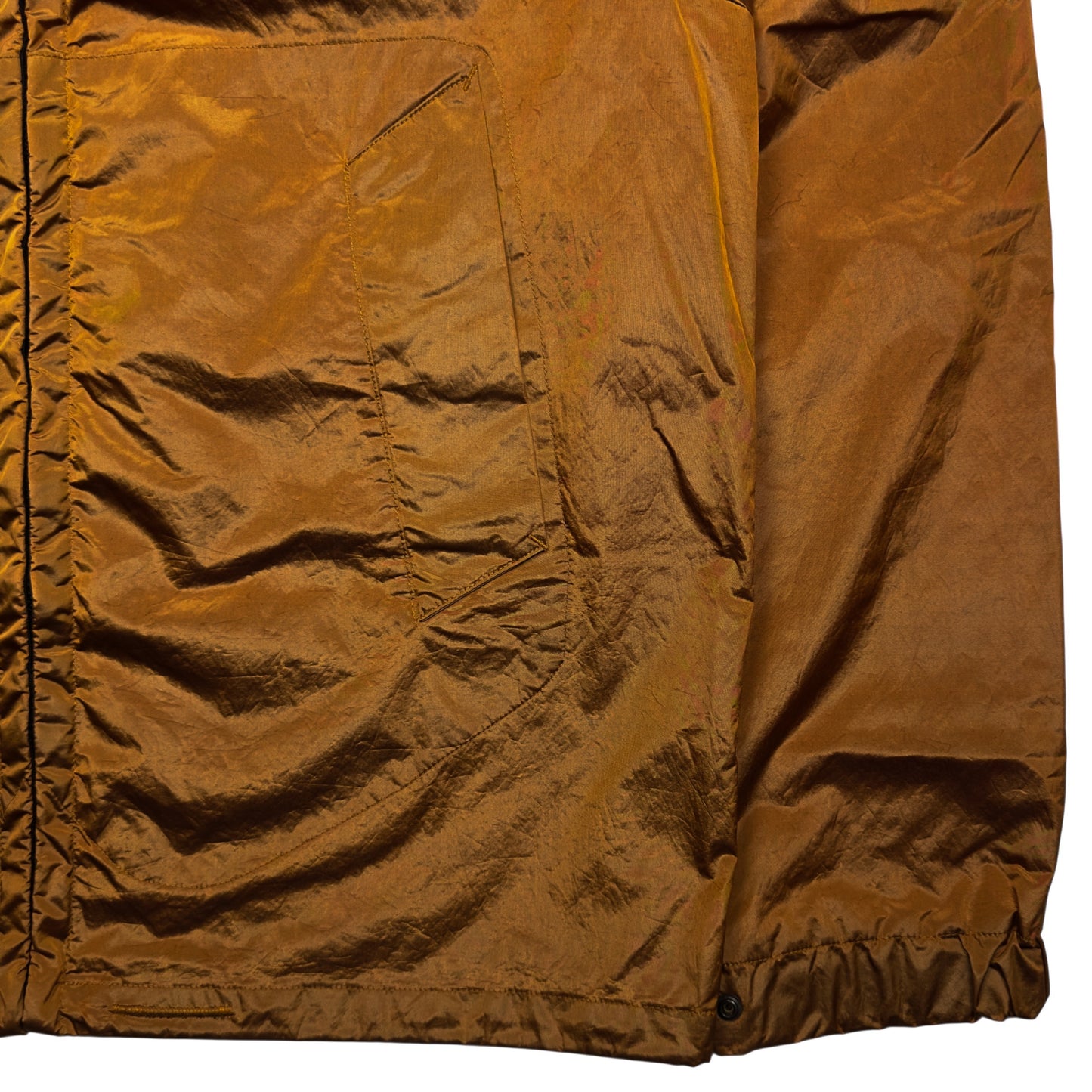 A/W 08 Stone Island Nylon Metal Flock Jacket - Orange