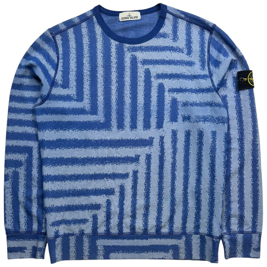 S/S 14 Stone Island Maze Camo Crewneck Sweater