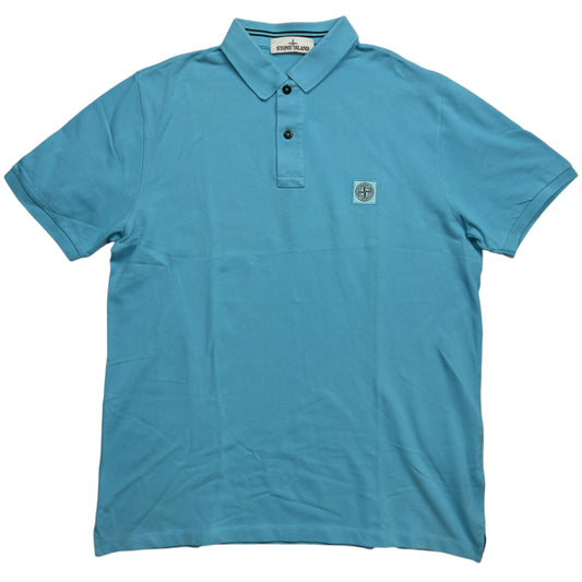 S/S 15 Stone Island Polo Shirt - Aqua Blue