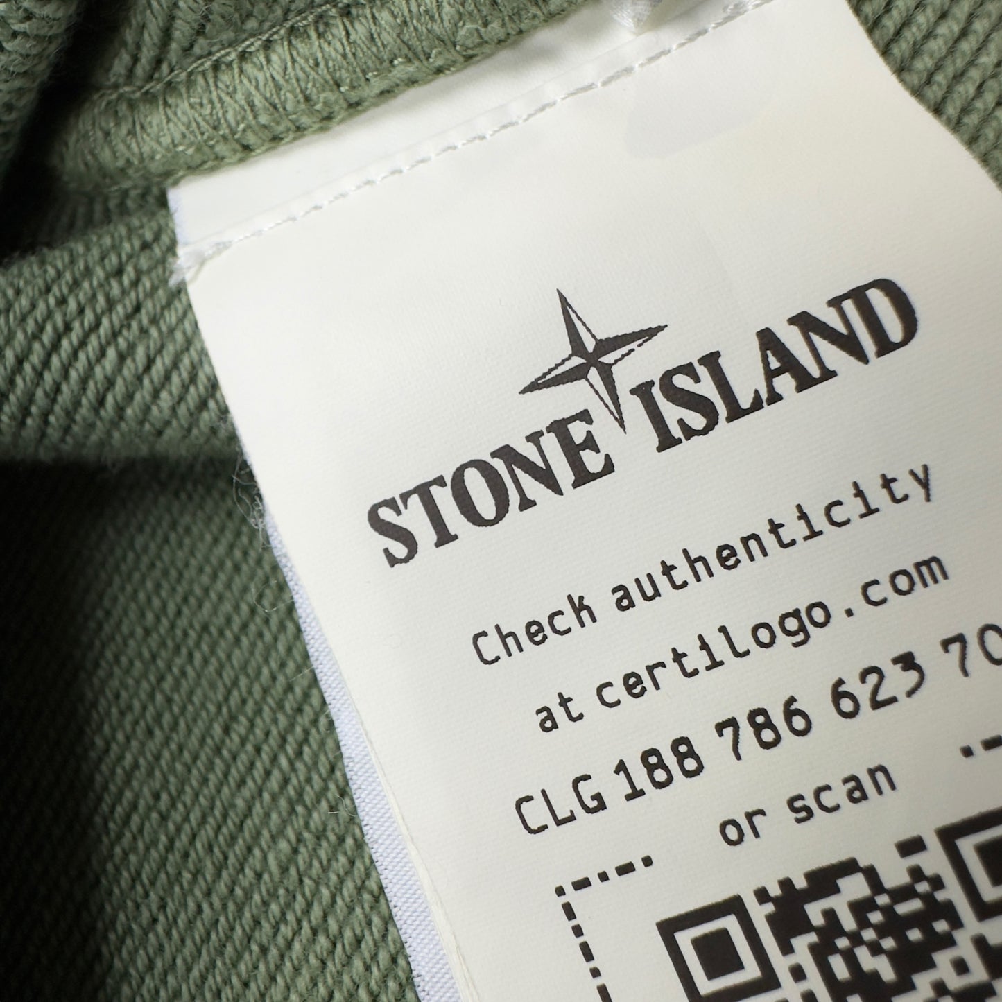 Stone Island Full Zip Sweater - Sage Green