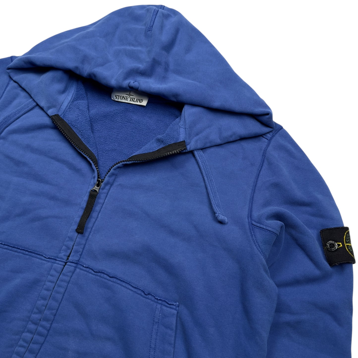 A/W 17 Stone Island Full Zip Hoodie - Blue