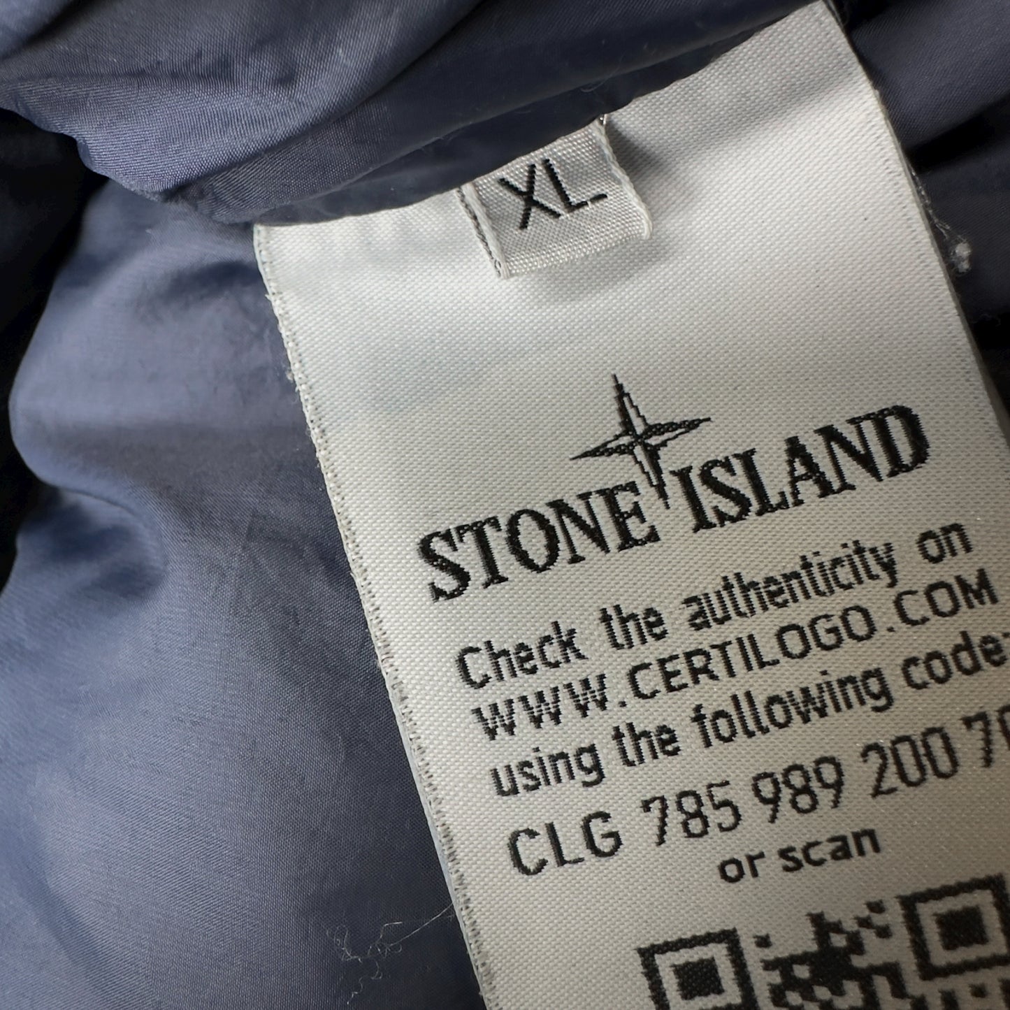 A/W 19 Stone Island Nylon Metal Watro Ripstop Down Puffer Jacket - Navy