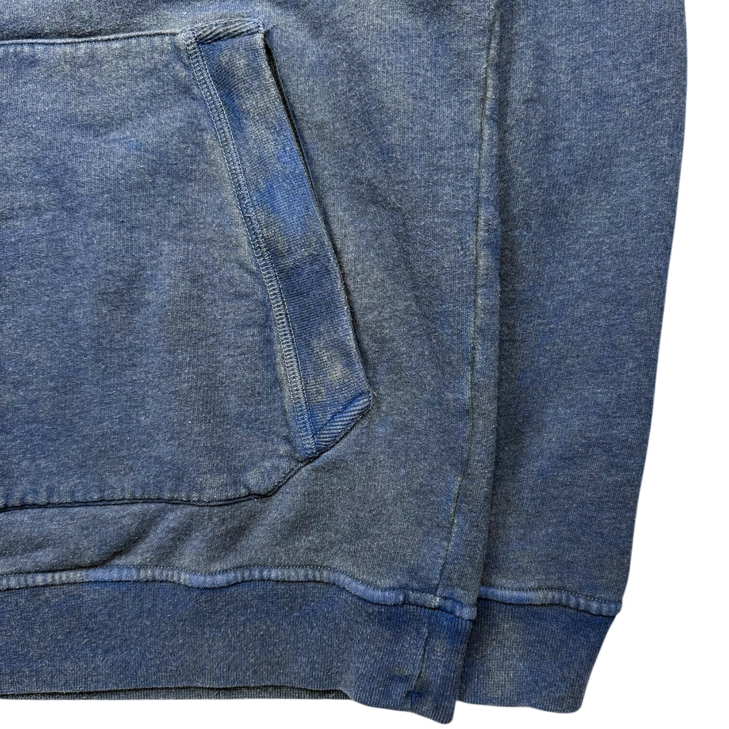 A/W 20 Stone Island Dust Colour Treatment Hoodie - Blue