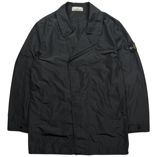 S/S 18 Stone Island Micro Reps Trench Coat - Black