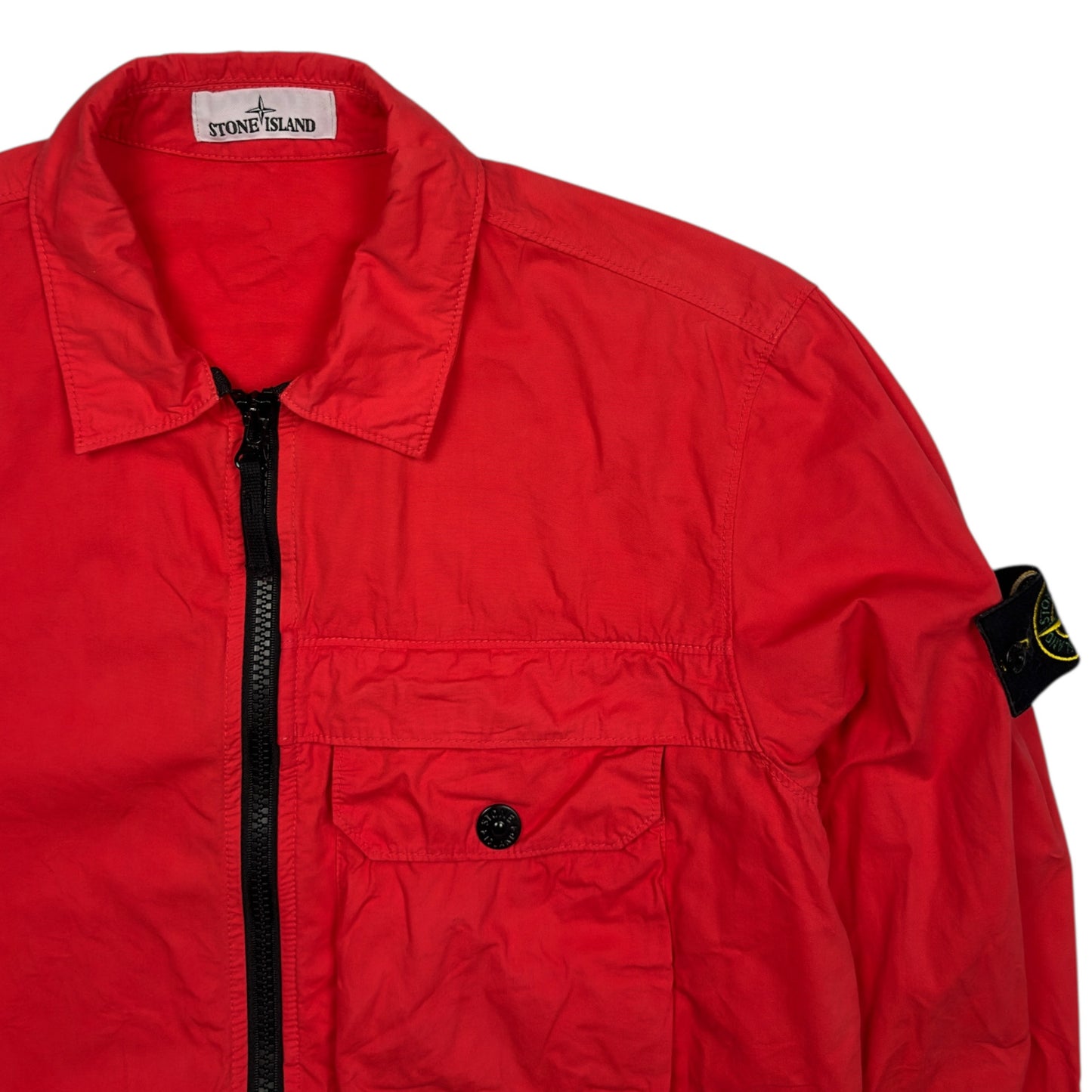 A/W 20 Stone Island Pocket Overshirt - Red