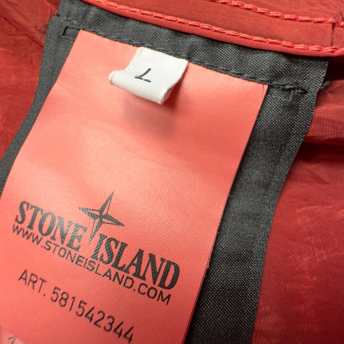 S/S 13 Stone Island Nylon Metal Bomber Jacket - Red