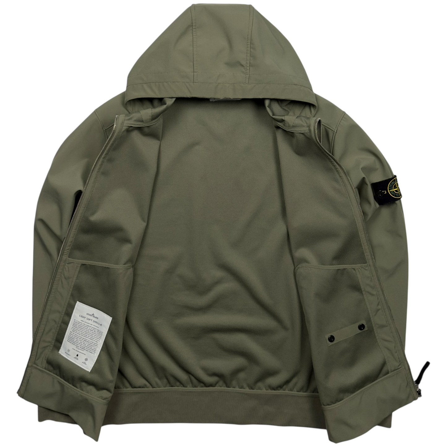 S/S 18 Stone Island Light Soft Shell - R - Khaki