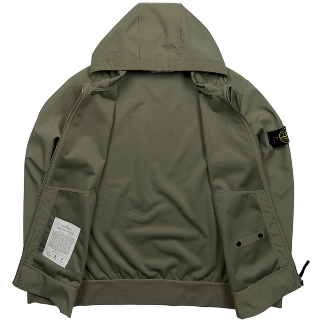 S/S 18 Stone Island Light Soft Shell - R - Khaki