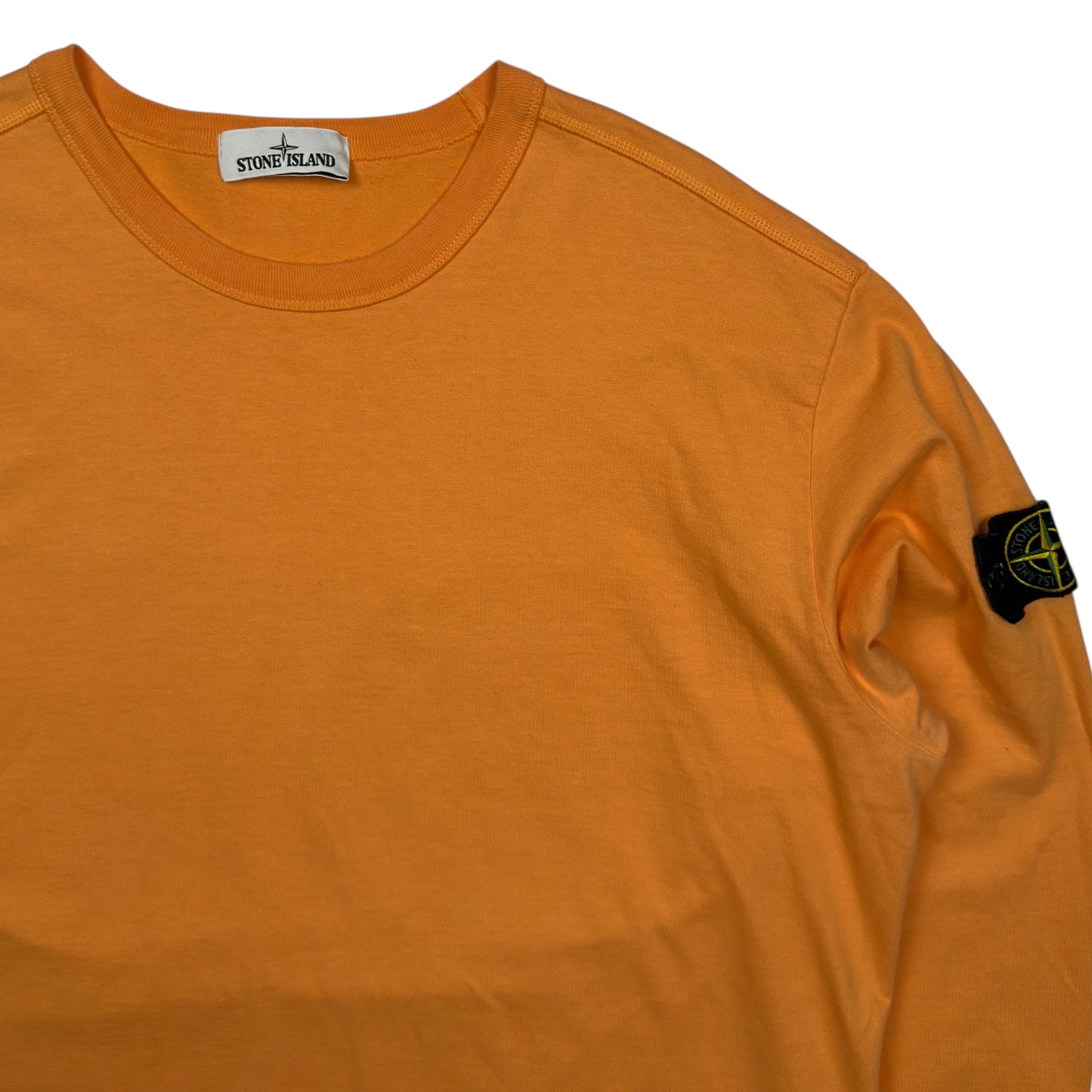 S/S 21 Stone Island Lightweight Cotton Sweater - Orange