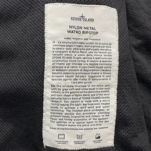 A/W 19 Stone Island Nylon Metal Watro Ripstop Windbreaker Jacket - Dark Grey