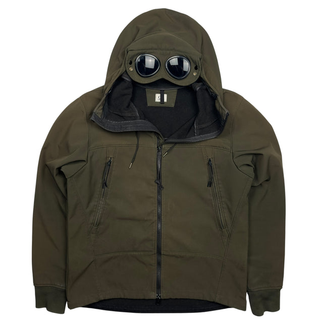 C.P. Company Soft Shell Goggle Jacket - Khaki