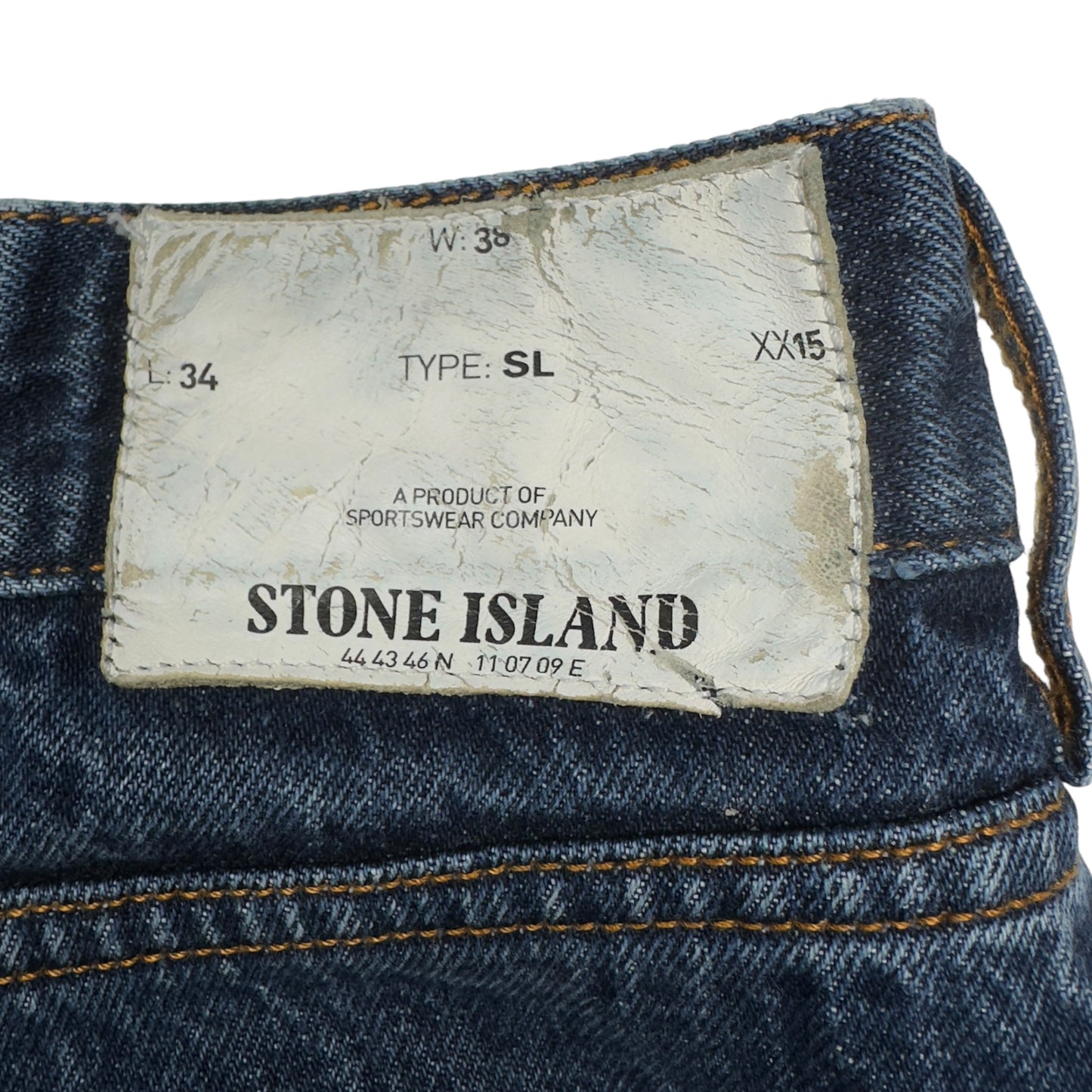 S/S 17 Stone Island Mid Wash Denim Jeans