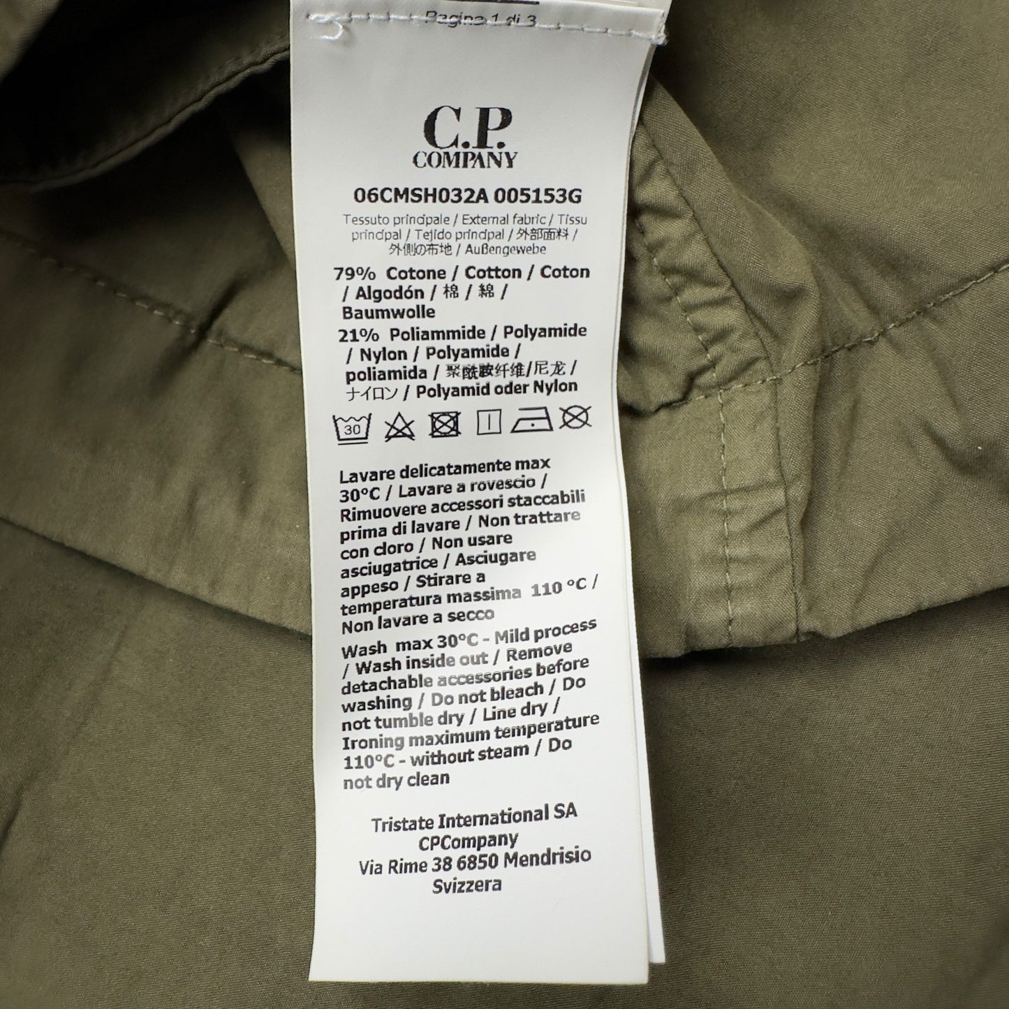 C.P. Company 50 Fili Overshirt - Khaki