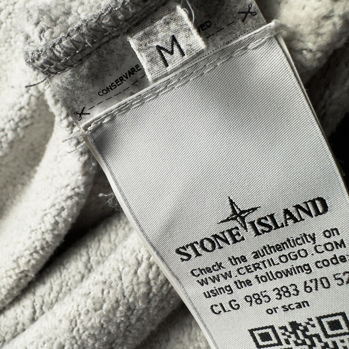 A/W 20 Stone Island Dust Colour Treatment Sweater - Grey