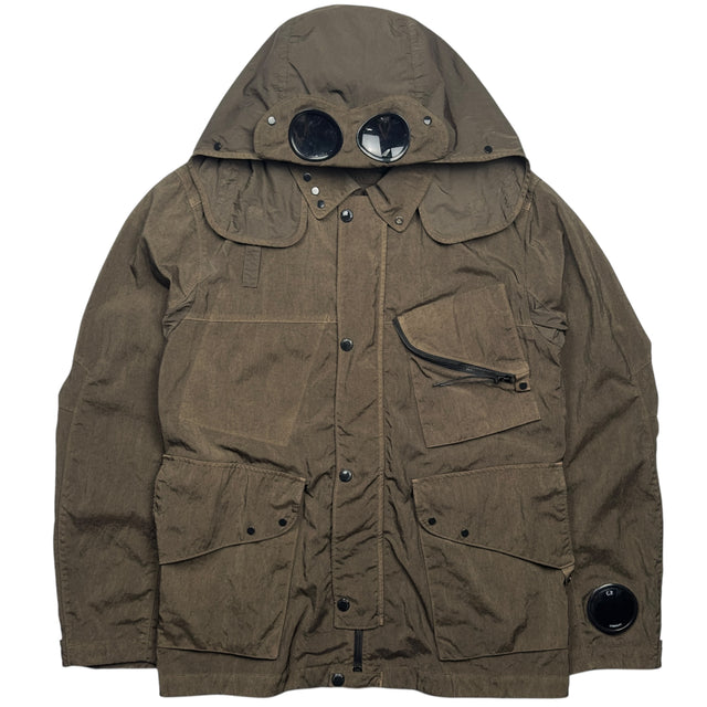 C.P. Company Quartz La Mille Goggle Jacket - Brown