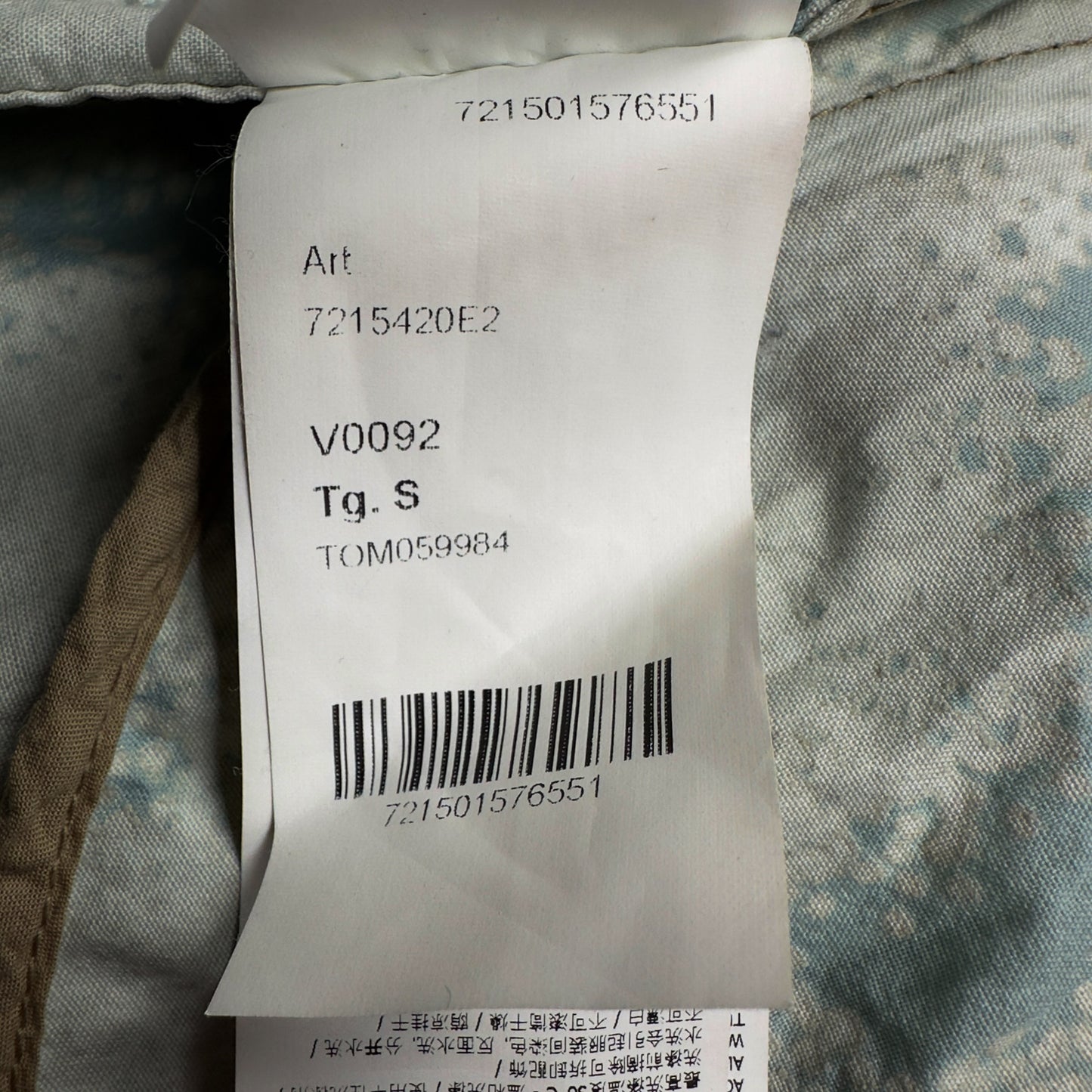 S/S 20 Stone Island Camo Devore Watro TC Jacket